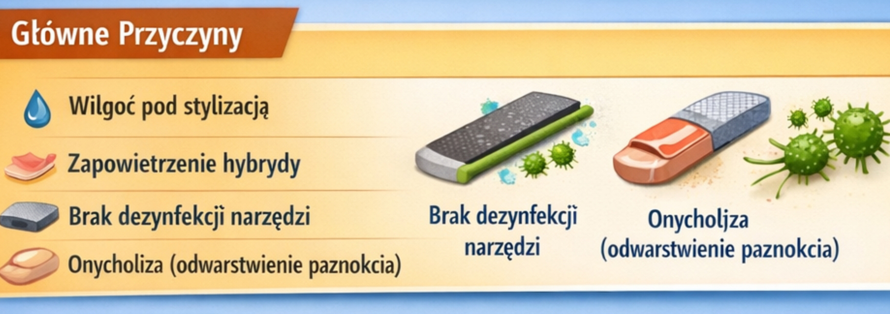 zielona bakteria na paznokciu przyczyny